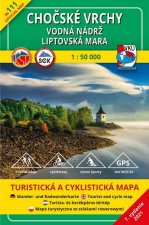 TM 111 Chočské vrchy - vodná nádrž Liptovská Mara 1: 50 000