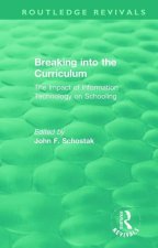 Breaking into the Curriculum