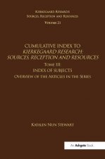 Volume 21, Tome III: Cumulative Index