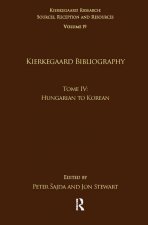 Volume 19, Tome IV: Kierkegaard Bibliography