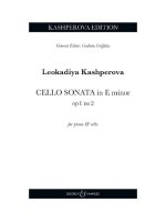 Cello Sonata No. 2 in E minor