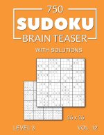 750 Sudoku Brain Teaser 16x16 with solutions