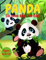 Panda Coloring Book For Kids Ages 4-8-12