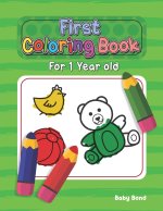 First Coloring Book For 1 Year Old