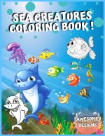 Sea Creatures Coloring Book