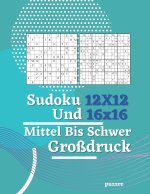 Sudoku 12x12 und 16x16 Mittel Bis Schwer Grossdruck