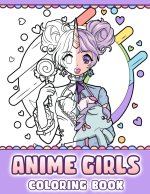 Anime Girls Coloring Book