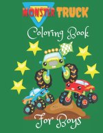 Monster Truck Coloring Book for Boys