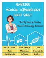 NURSING MEDICAL TERMINOLOGY CHEAT SHEET - The Big Book of Nursing Medical Terminology Workbook - 1900+ Terms, Prefixes, Suffixes, Root Words, Word Sea