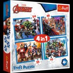 Puzzle Stateční Avengers 4v1