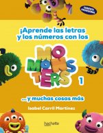 LETRAS Y NUMEROS CON LOS MOMONSTERS, 2-3 AÑOS