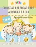 Primeras Palabras Para Aprender A Leer Espanol Rumano Ninos. My 300 First Word Colorful Cartoon Picture Diccionario