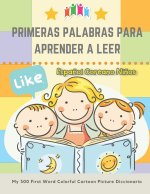 Primeras Palabras Para Aprender A Leer Espanol Coreano Ninos. My 300 First Word Colorful Cartoon Picture Diccionario