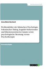 Problemfelder der klinischen Psychologie. Sokratischer Dialog, kognitiv-behavioraler und klientenzentrierter Ansatz sowie psychologische Beratung vers