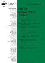 Junior Management Science, Volume 6, Issue 1, March 2021