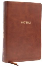 KJV, Foundation Study Bible, Large Print, Leathersoft, Brown, Red Letter, Comfort Print