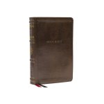 NKJV, Personal Size Reference Bible, Sovereign Collection, Leathersoft, Brown, Red Letter, Compact-Comfort Print
