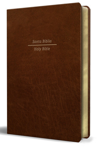 Biblia Bilingüe Reina Valera 1960/ESV Tama?o Grande Piel Marrón / Bilingual Bibl E Rvr 1960/English Standard Large Size Large Print Leather