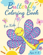 Butterfly Coloring Book For Kids Ages 4-8