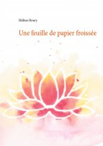 feuille de papier froissee