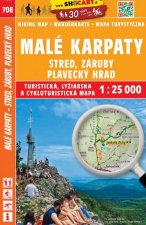 708 Malé Karpaty - Stred, Záruby, Plavecký hrad, 1:25.000