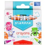 Kredki woskowe Starpak 12 kolorów