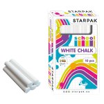 Kreda szkolna biała Starpak 10 szt.