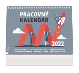 Pracovný kalendár malý 2022 - stolový kalendár