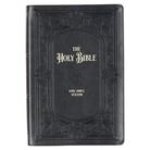 KJV Holy Bible, Giant Print Full-Size Faux Leather Red Letter Edition - Thumb Index & Ribbon Marker, King James Version, Espresso