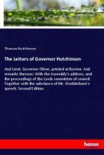Letters of Governor Hutchinson