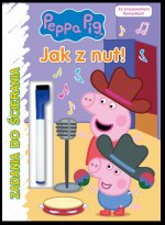 Jak z nut. Zadania do ścierania. Świnka Peppa