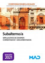 (21).SUBALT.CORPOR.LOCALES: SIMULACROS EXAMEN COMENTADOS