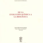 DE LA EVOLUCION QUIMICA A LA BIOLOGIA