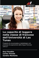 capacita di leggere nella classe di francese dell'Universita di Las Tunas