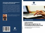 Information Bildungsumgebung im Fremdsprachenunterricht