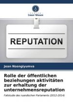 Rolle der öffentlichen beziehungen aktivitäten zur erhaltung der unternehmensreputation