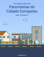 Livro para Colorir de Panoramas de Cidade Europeias para Criancas 1