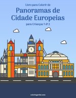 Livro para Colorir de Panoramas de Cidade Europeias para Criancas 1 & 2