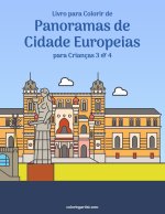 Livro para Colorir de Panoramas de Cidade Europeias para Criancas 3 & 4