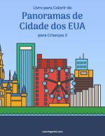 Livro para Colorir de Panoramas de Cidade dos EUA para Criancas 2