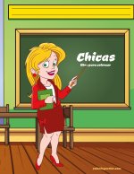 Chicas libro para colorear