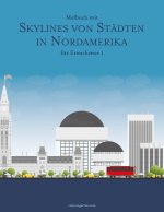 Malbuch mit Skylines von Stadten in Nordamerika fur Erwachsene 1