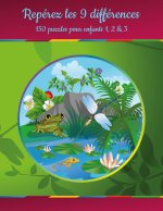 Reperez les 9 differences - 150 puzzles pour enfants 1, 2 & 3