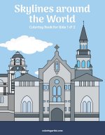 Skylines around the World Coloring Book for Kids 1 & 2