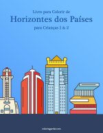 Livro para Colorir de Horizontes dos Paises para Criancas 1 & 2