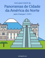Livro para Colorir de Panoramas de Cidade da America do Norte para Criancas 1, 2 & 3