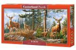 Puzzle 4000 Królewska rodzina jeleni C-400317-2