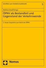 ÖPNV als Bestandteil und Gegenstand der Verkehrswende