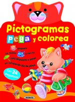 Pictogramas - Pega y colorea conejito