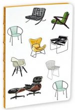 Mid-Century Modern Chairs A5 Notebook